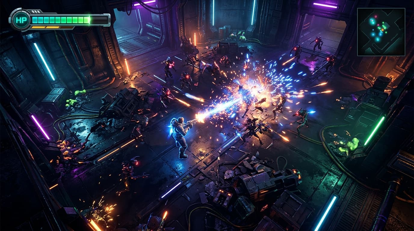 Arena Survivor — UE5 C++ Game Demo